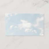 Kleines Stück Heaven Baby Shower Dreamy Begleitkarte (Rückseite)