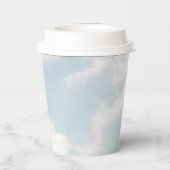 Kleines Stück Heaven Baby Shower Dreamy Pappbecher (Rückseite)