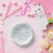 Kleines Stück Heaven Baby Shower Dreamy Pappteller (Party)