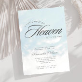 Kleines Stück Heaven Clouds Babydusche Einladung