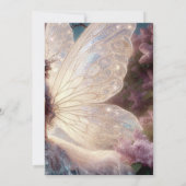 Kleines Stück "Heaven Magical Fairy Baby Shower" Einladung (Rückseite)