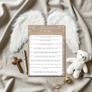 Kleines Stück Himmel Beige Babys der Bibel Einladung