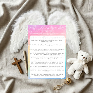 Kleines Stück Himmel Regenbogenbabys der Bibel Einladung