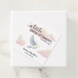 Kleines Stück Himmelwolken-Dove-Baby-Dusche Geschenkanhänger