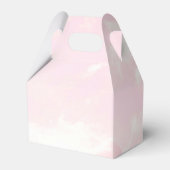 Kleines Stück Himmlisches Pink Baby Duschkabine Geschenkschachtel (Rückseite)