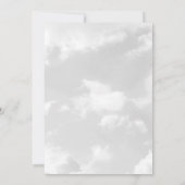 Kleines Stück neutrale Babydusche des Himmels Einladung (Rückseite)