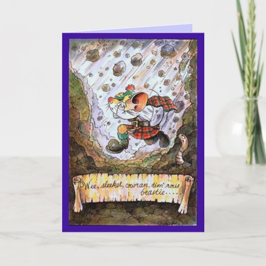 Kleines Stück, sleekit, cowran, tim'rous beastie Karte (Vorderseite)