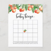 Kleines Süsse Baby Dusche Bingo Spiel (Vorderseite)