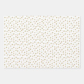 Kleines Süsse Orange Wrapping Paper Sheet Set Geschenkpapier Set (Vorderseite)