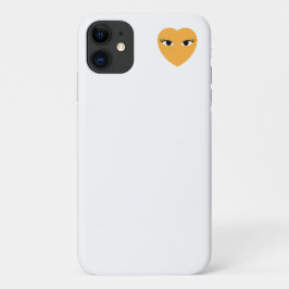 Kleines süßes Herz mit Augen auf Weiß Case-Mate iPhone Hülle