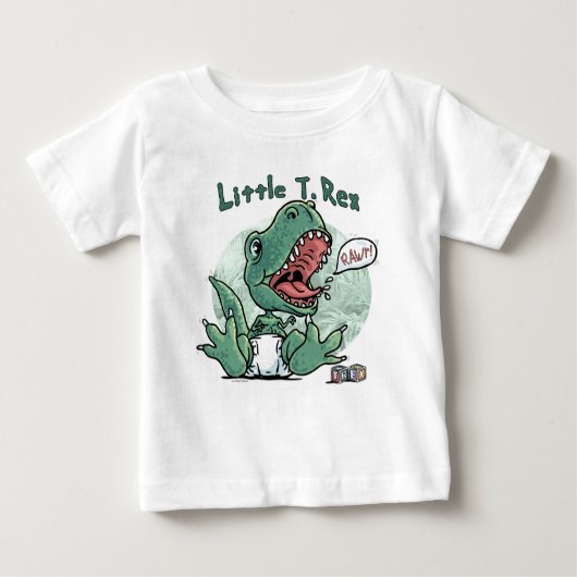 Kleines T. Rex durch Mudge Studios Baby T-shirt (Vorderseite)