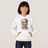 Kleines T-Shirt für die kleine Prinzessin in deine Hoodie (Vorne ganz)