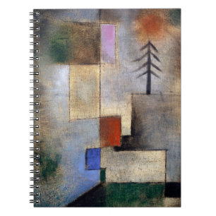 Kleines Tannenbild (1922) von paul klee Notizblock
