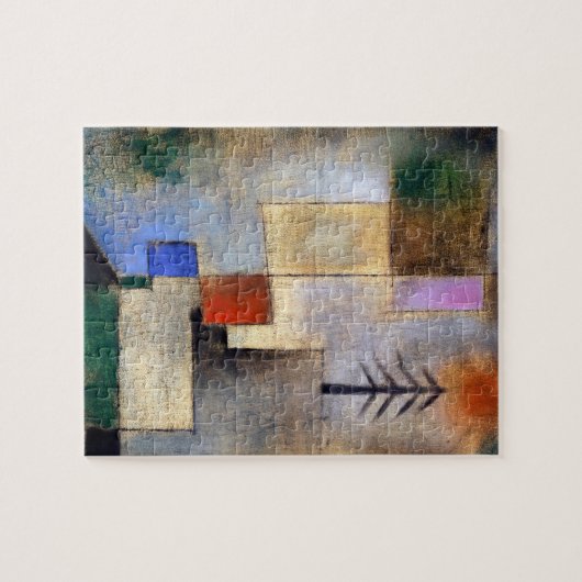 Kleines Tannenbild - Paul Klee - Moderne Kunstmale Puzzle (Horizontal)