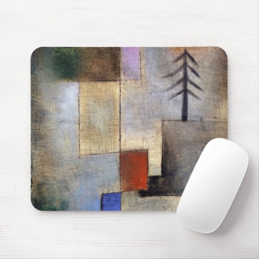 Kleines Tannenbild von Paul Klee Mousepad (Mit Mouse)