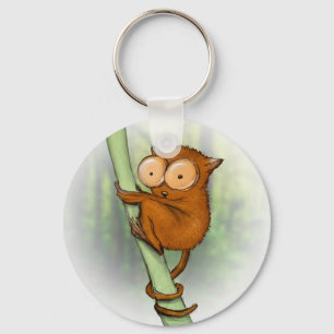 kleines tarsier schlüsselanhänger