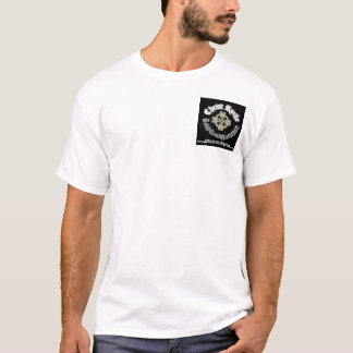 kleines Taschenlogo, große des Bildes Rückseite T-Shirt