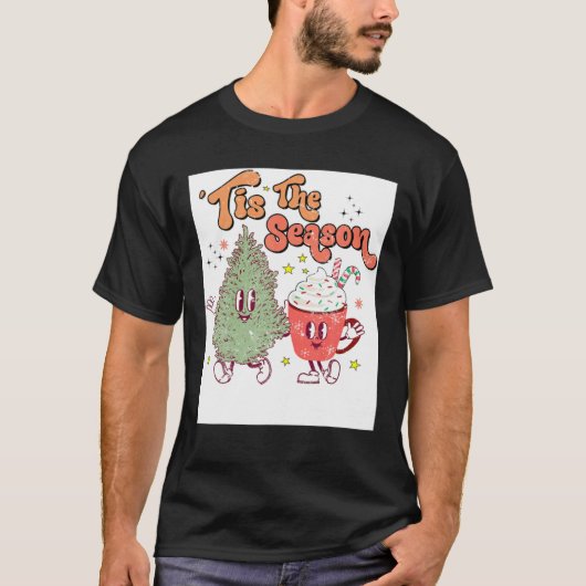 Kleines Tis' Weihnachtsbaum-Kaffee T-Shirt (Vorderseite)