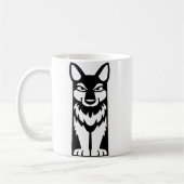 Kleines Totem - Wolf - Tasse (Links)
