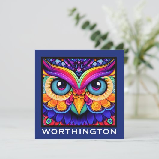 Kleines Türzeichen, Stationierung, Einladung (Stehend Vorderseite)