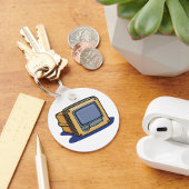 Kleines TV-Set Schlüsselanhänger