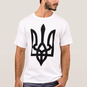 Kleines ukrainisches Wappen Flagge Symbol Zeichen  T-Shirt