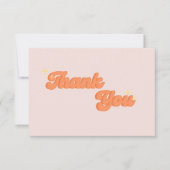 Kleines Unternehmen dank Karte Retro Vibes (Vorderseite)