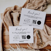 Kleines Unternehmen dank Kartenvorlage Dankeskarte