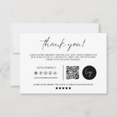 Kleines Unternehmen dank Kartenvorlage Dankeskarte (Vorderseite)