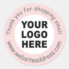 Kleines Unternehmen dank klassischer Rundaufkleber Runder Aufkleber