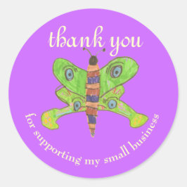 Kleines Unternehmen - Danke für den Aufkleber