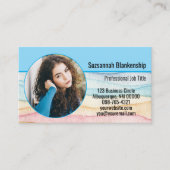 Kleines Unternehmen mit Wasserfarbe - kundenspezif Visitenkarte (Vorderseite)