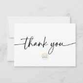 Kleines Unternehmen Vielen Dank Dankeskarte (Vorderseite)