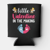 Kleines Valentin in der schwangeren Schwangerschaf Dosenkühler (Vorderseite)