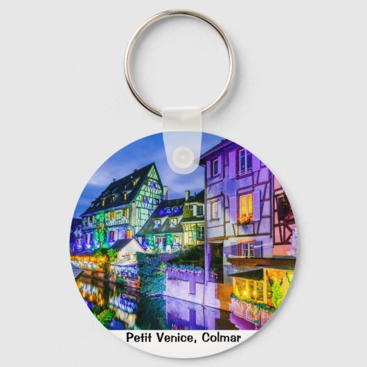Kleines Venedig, Colmar Magnet Schlüsselanhänger (Vorderseite)