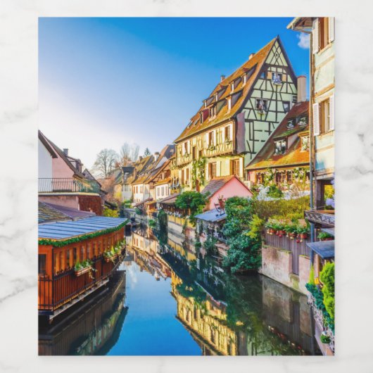 Kleines Venedig, Colmar Weinetikett (Einzelnes Label)