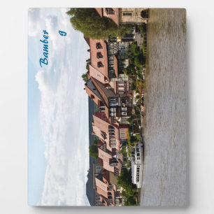 Kleines Venedig in Bamberg Fotoplatte