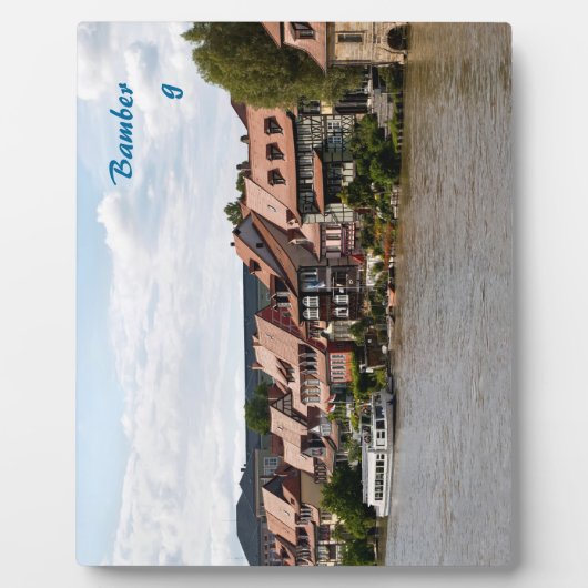 Kleines Venedig in Bamberg Fotoplatte (Vorderseite)