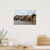 Kleines Venedig in Bamberg Poster (Küche)