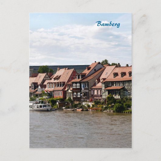 Kleines Venedig in Bamberg Postkarte (Vorderseite)