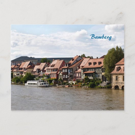 Kleines Venedig in Bamberg Postkarte (Vorderseite)