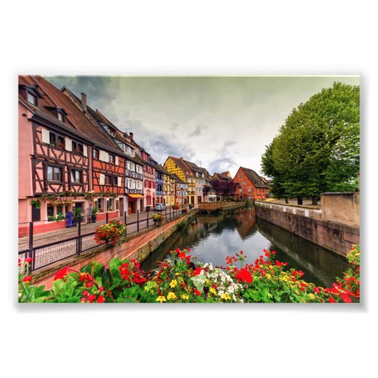 Kleines Venedig, Petite Venise, in Colmar, Frankre Fotodruck (Vorne)