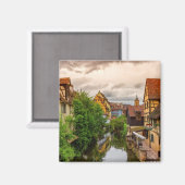Kleines Venedig, Petite Venise, in Colmar, Frankre Magnet (Vorderseite/Rückseite)
