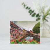 Kleines Venedig, Petite Venise, in Colmar, Frankre Postkarte (Stehend Vorderseite)