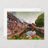 Kleines Venedig, Petite Venise, in Colmar, Frankre Postkarte (Vorne/Hinten)