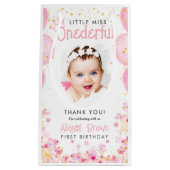 Kleines vermisstes wunderschönes 1. Geburtstag pin Kleine Geschenktüte (Vorderseite)