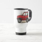 Kleines Vierrad-SUV-Auto Reisebecher (VorderseiteRechts)