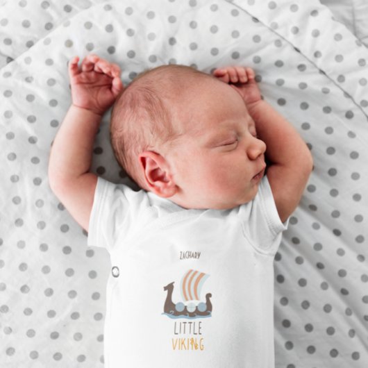 Kleines Viking individuell einstellbar Baby Strampler