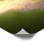 Kleines viktorianisches Dorf | AI Art Poster (Ecke)