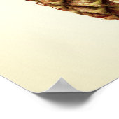 Kleines Vintages Ananas-Foto-Plakat Poster (Ecke)